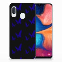 Samsung Galaxy A20e TPU bumper Vlinder Patroon