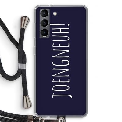 Joengneuh!: Samsung Galaxy S21 Transparant Hoesje met koord