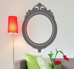 Sticker klassiek ovale kader