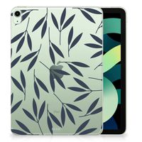 iPad Air (2020/2022) 10.9 inch Siliconen Hoesje Leaves Blue