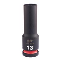 Milwaukee Accessoires shockwave krachtdop 1/2" lang 13 mm | 1 stuk - 4932480331