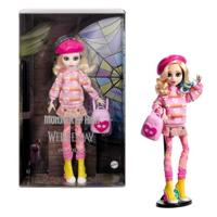 Monster High-Enid Sinclair-pop in roze outfit met accessoires - Monster High - HXJ05
