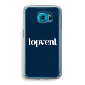 Topvent Navy: Samsung Galaxy S6 Transparant Hoesje