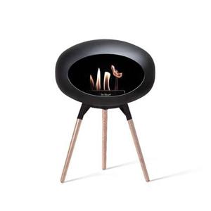 Le Feu Ground Low 45cm Zwart|Zwart|Lichtbruin Oak