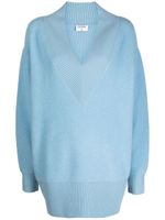 Filippa K pull en laine à col montant - Bleu