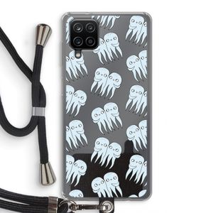 Octopussen: Samsung Galaxy A12 Transparant Hoesje met koord