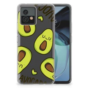 Motorola Moto G72 Telefoonhoesje met Naam Avocado Singing