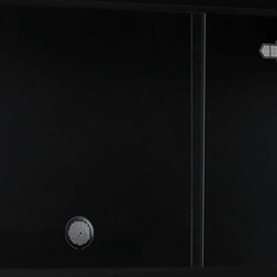 Habistat Aquadistri vivarium 122 x d61 x 61 cm zwart - Aquadistri