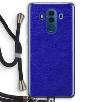 Majorelle Blue: Huawei Mate 10 Pro Transparant Hoesje met koord