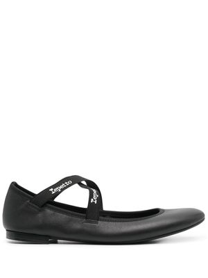 Repetto ballerines Joana Mary en cuir - Noir