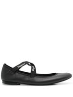 Repetto ballerines Joana Mary en cuir - Noir