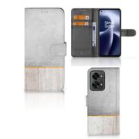OnePlus Nord 2T | Book Style Case | Wood Concrete