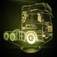3D LED LAMP - VRACHTWAGEN SEMI 4 - Ontwerp-zelf.nl