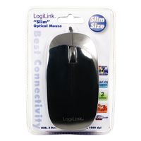 LogiLink ID0063 muis Ambidextrous USB Type-A Optisch 1000 DPI - thumbnail