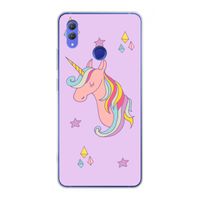 Roze eenhoorn: Honor Note 10 Transparant Hoesje
