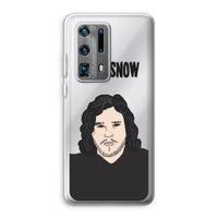 Let It Snow: Huawei P40 Pro Plus Transparant Hoesje