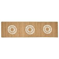Beliani-HATIPOGLU-Laagpolig vloerkleed-Beige-80 x 300 cm-Jute