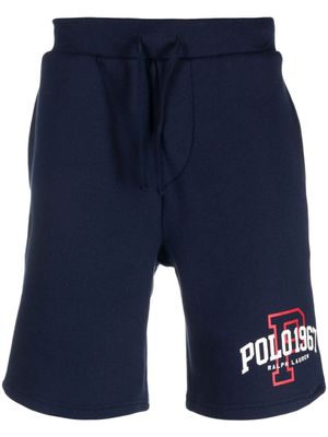 Polo Ralph Lauren short de sport à logo imprimé - Bleu