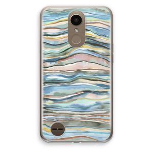 Watercolor Agate: LG K10 (2017) Transparant Hoesje