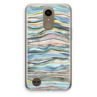 Watercolor Agate: LG K10 (2017) Transparant Hoesje