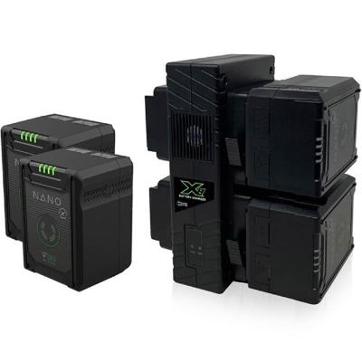 Core SWX Compact NANO V-Mount Accu Kit met lader (4x NANO-V150 en 1x GP-X4S)