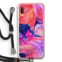 Earth And Ocean: Samsung Galaxy A20e Transparant Hoesje met koord