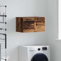 Wandkast Wandgemonteerd Oud hout 60 x 36.5 x 35 cm Bewerkt hout