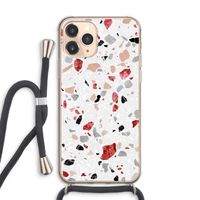 Terrazzo N°12: iPhone 11 Pro Max Transparant Hoesje met koord