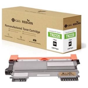 G&G Toner vervangt Brother TN-2220, TN2010 Compatibel Zwart 2600 bladzijden Reborn remanufactured 21177