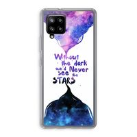 Stars quote: Samsung Galaxy A42 5G Transparant Hoesje