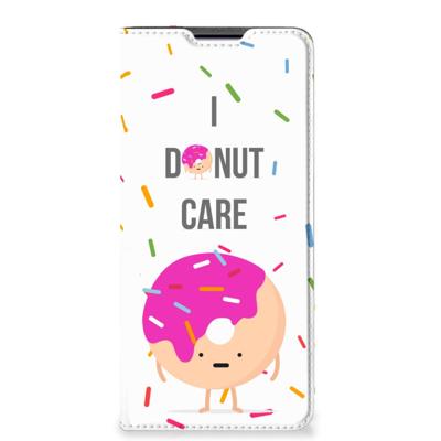 Motorola Edge 30 Pro | Flip Style Cover | Donut Roze Motorola Edge 30 Pro | Flip Style Cover | Donut Roze