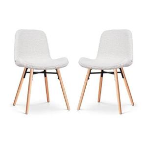 Nolon Nena-Fé Eetkamerstoelen Set van 2 - Teddy Wit - Hout