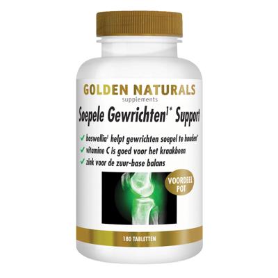 Golden Naturals Soepele Gewrichten & Kraakbeen Formule 180Tabletten