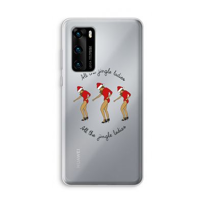 Jingle Ladies: Huawei P40 Transparant Hoesje
