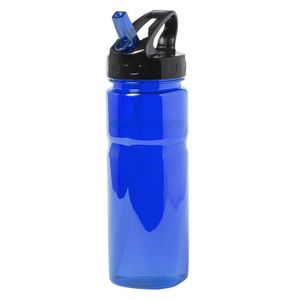 Blauwe drinkfles/waterfles 650 ml