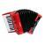 Roland FR-1X RD V-Accordion pianoklavier rood