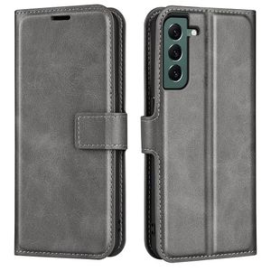 Lunso - Samsung Galaxy S23 Plus - cover bookcase hoes - Grijs