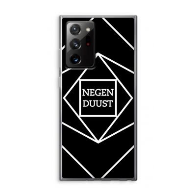 Negenduust geometrisch: Samsung Galaxy Note 20 Ultra / Note 20 Ultra 5G Transparant Hoesje