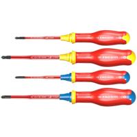 Facom Protwist® Bornéo® Schroevendraaierset | Geïsoleerd | Voor Gemengde Aandrijvingen | 4-delig - ATB.J4TVE