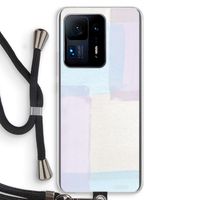 Square pastel: Xiaomi Mi Mix 4 Transparant Hoesje met koord