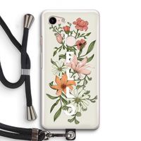Hello bloemen: Pixel 3 Transparant Hoesje met koord