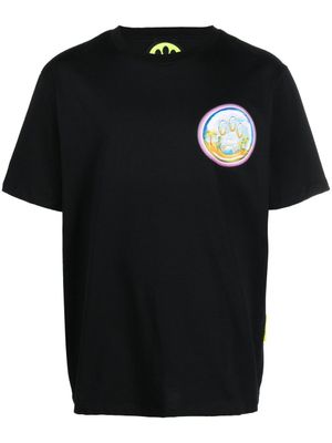 BARROW t-shirt en coton à logo imprimé - Noir