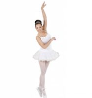 Ballerina pakje vrouw wit - thumbnail