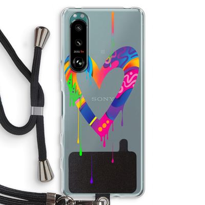 Melts My Heart: Sony Xperia 5 III Transparant Hoesje met koord