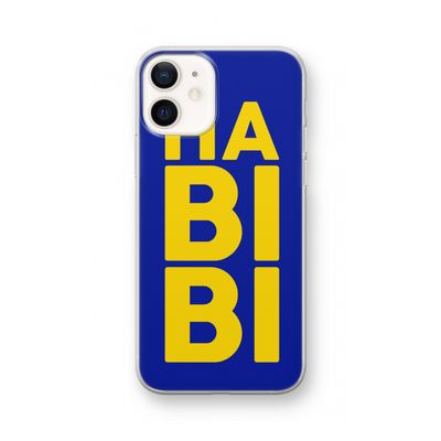 Habibi Blue: iPhone 12 Transparant Hoesje
