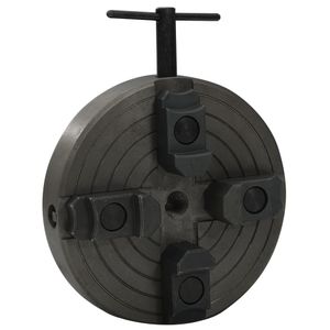 VidaXL Houtklauwplaat 4 bekken m18 verbinding 150x63 mm staal zwart