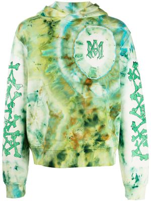 AMIRI hoodie à imprimé tie dye - Vert