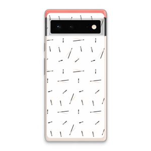 Hipster stripes: Google Pixel 6 Transparant Hoesje