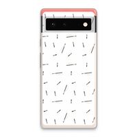 Hipster stripes: Google Pixel 6 Transparant Hoesje