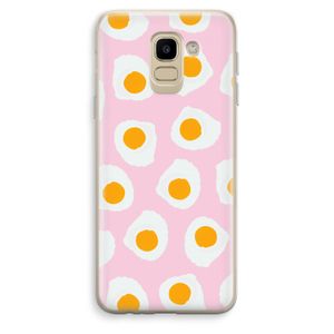 Dancing eggs: Samsung Galaxy J6 (2018) Transparant Hoesje
